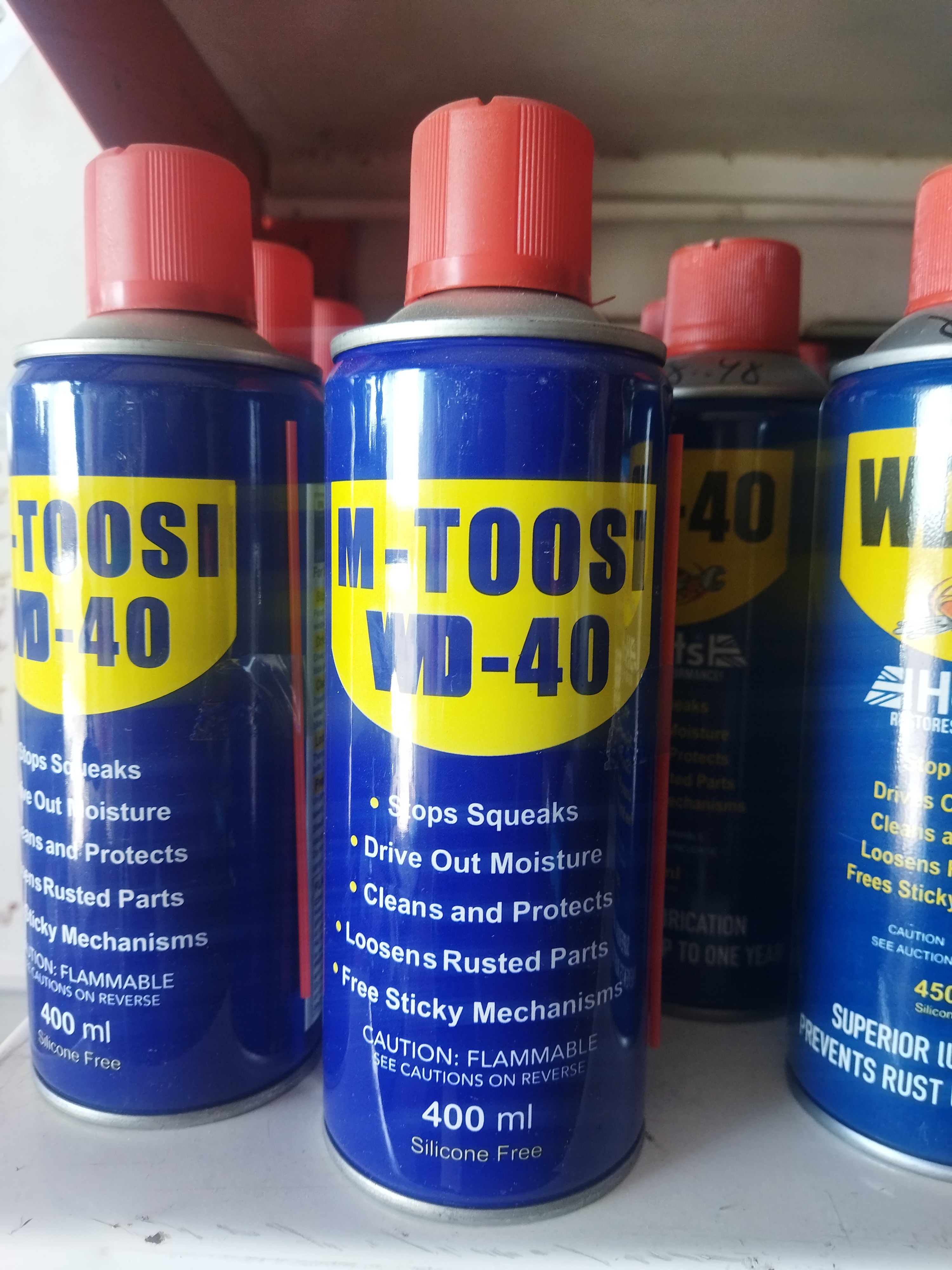 اسپری WD-40 ام طوسی 400 میلی لیتر