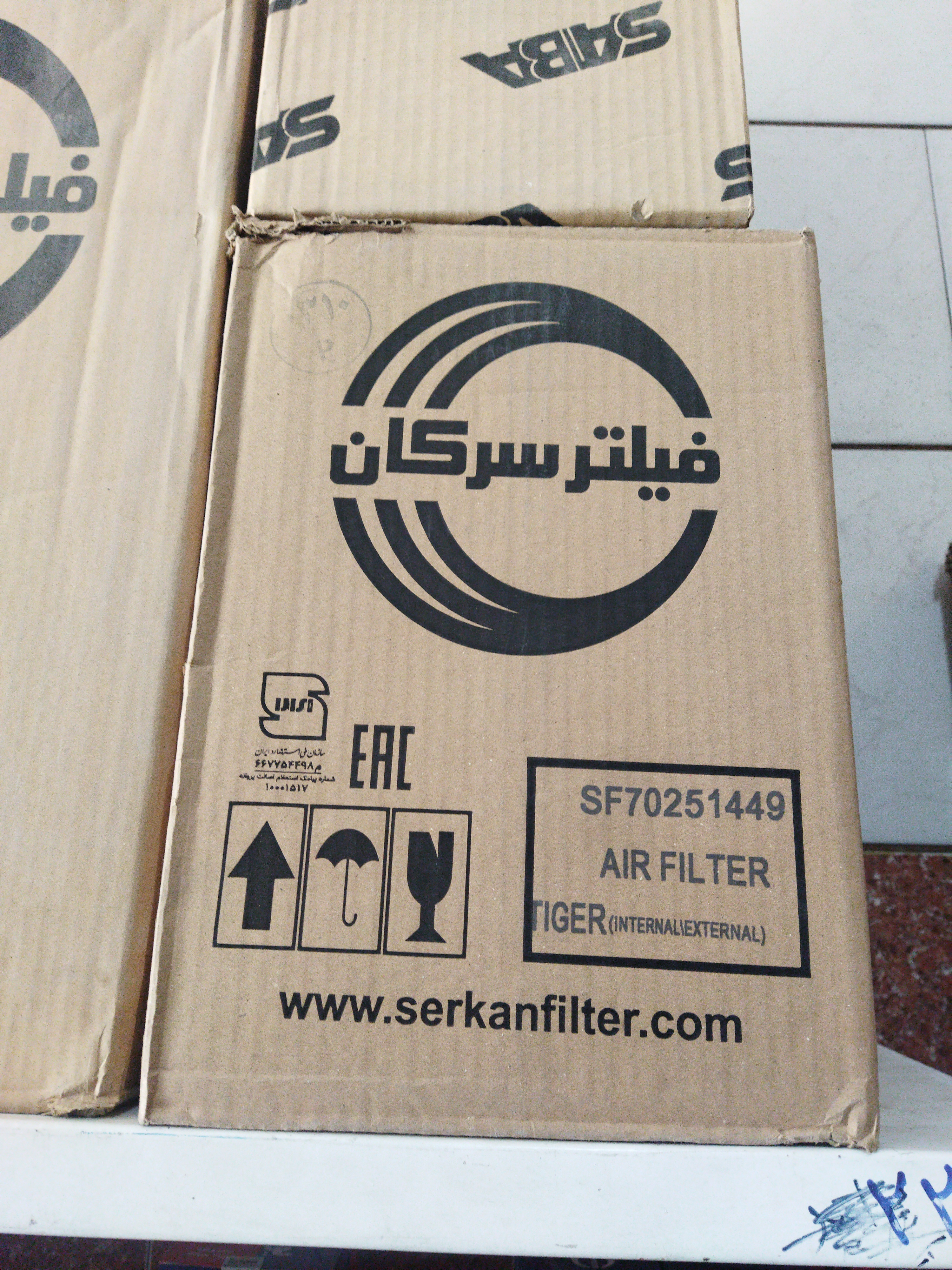 فیلتر سرکان 1449 هوا کامیونت تایگر. فاو 6 تن